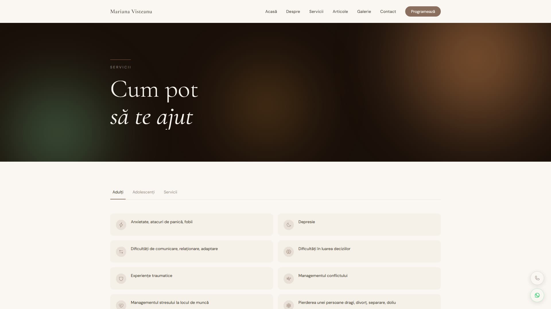 Psi Optimum — Services
